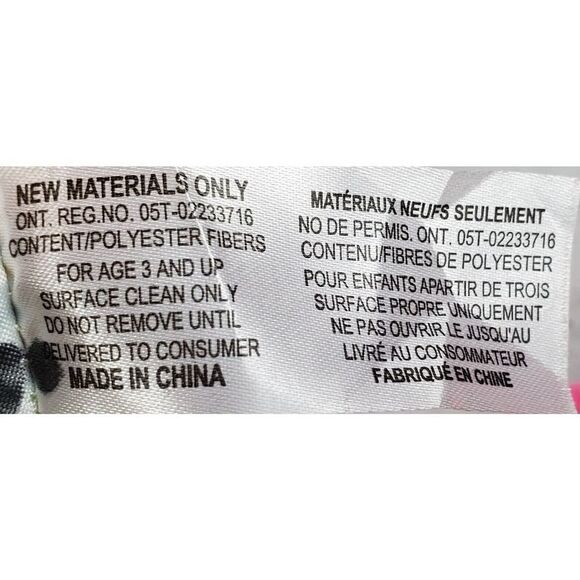 Fiesta Pink Flamingo Plush Colorful Rainbow Long Legs Stuffed Animal Novelty 20" - Picture 8 of 11